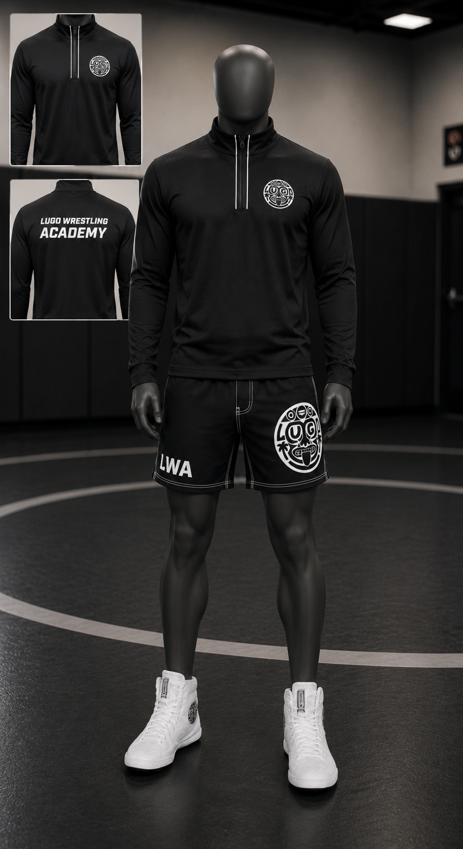 Lugo Wrestling Academy Performance Quarter Zip