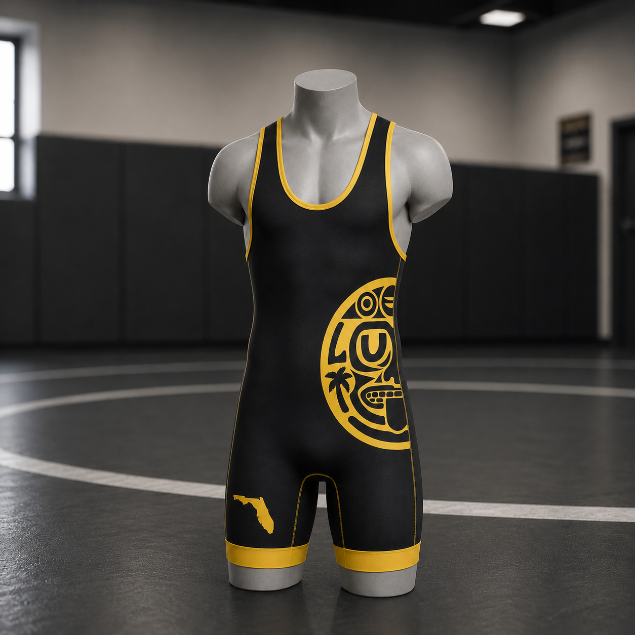 PAT LUGO BLACK/GOLD SIGNATURE SINGLET