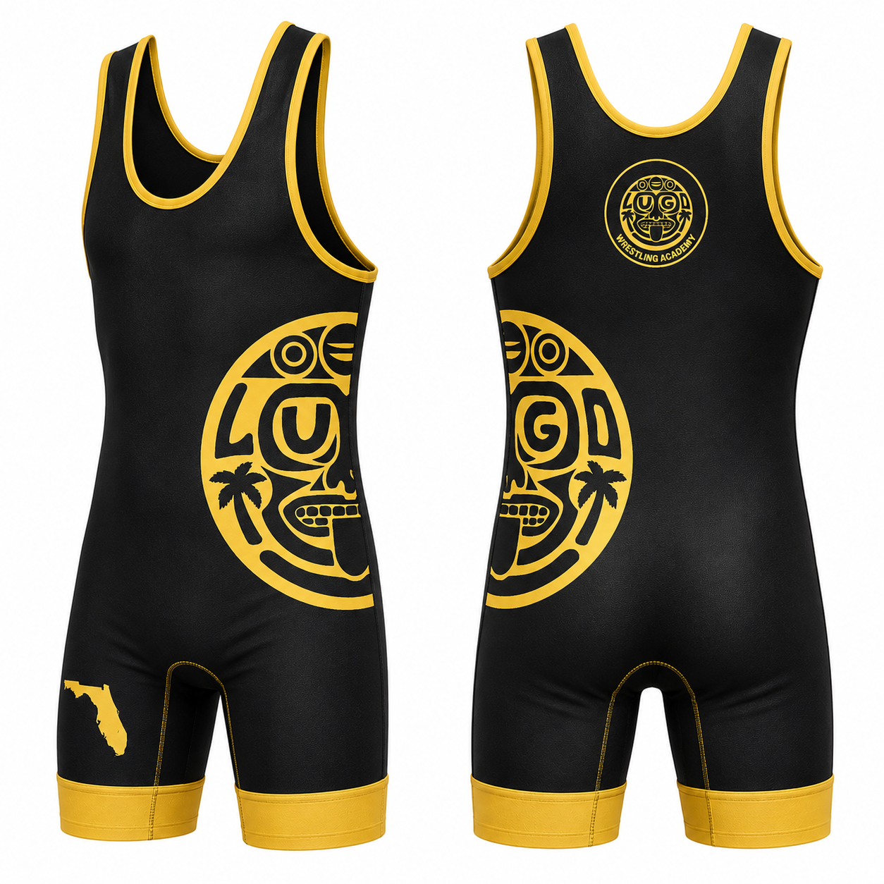 PAT LUGO BLACK/GOLD SIGNATURE SINGLET